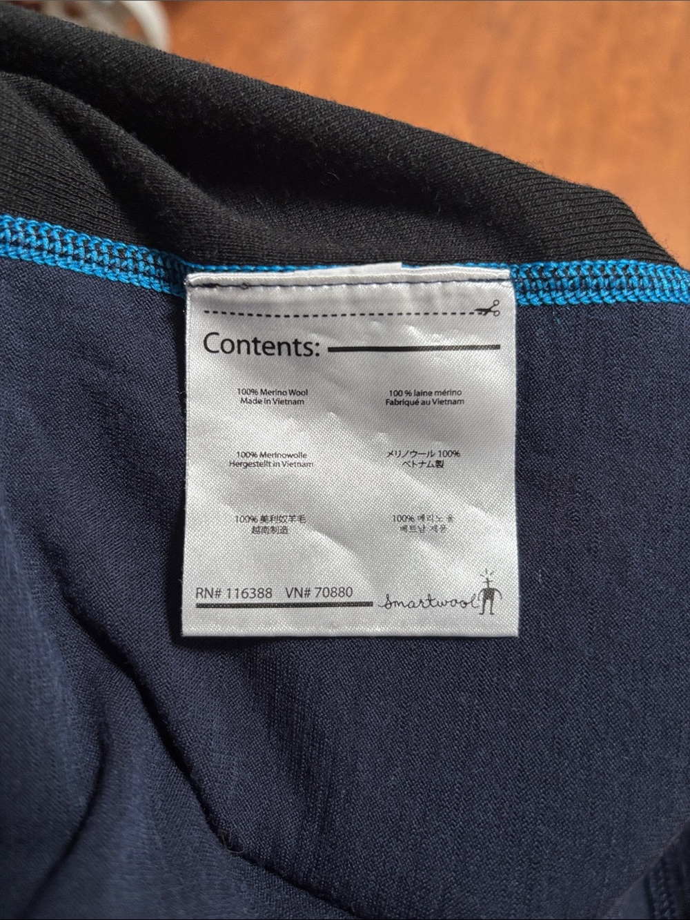 Smartwool MerinoWool LS Performance Base Layer Shirt - Picture 4 of 4